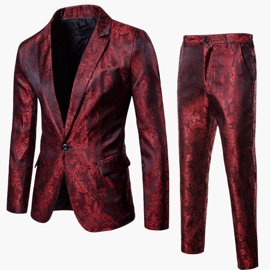 Slim Fit Anzug Zweiteilig für Herren