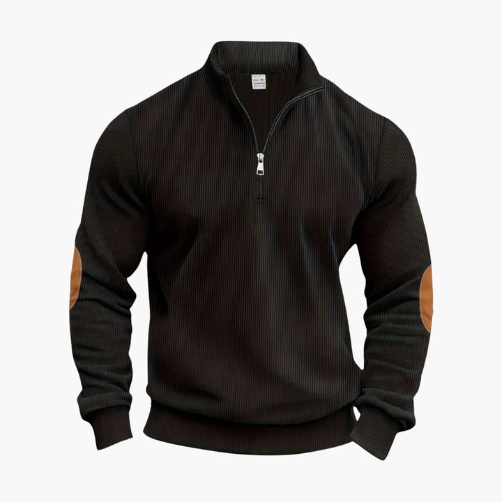 Noah | Modischer Pullover mit halbem Reißverschluss