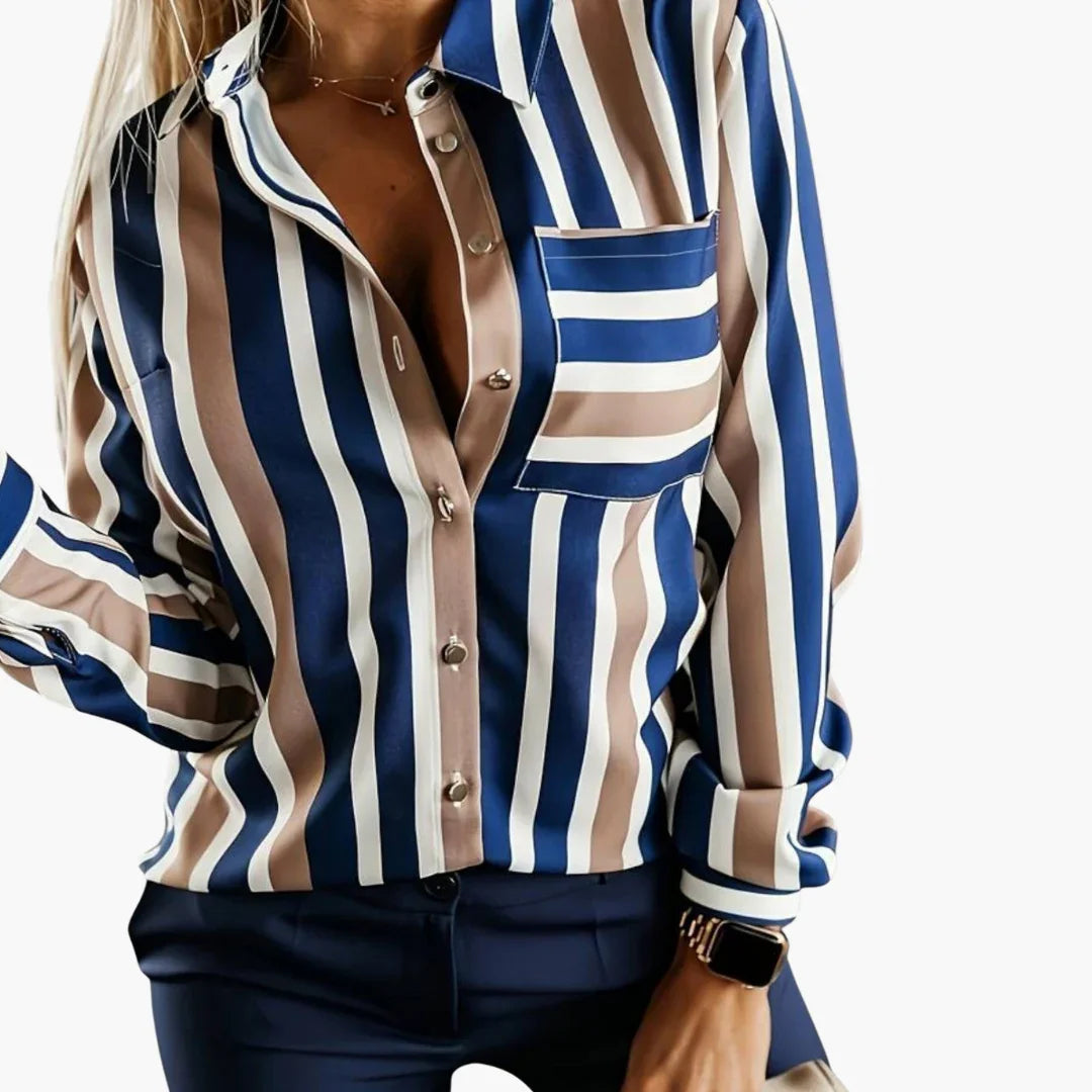 Gestreifte Bluse für Damen