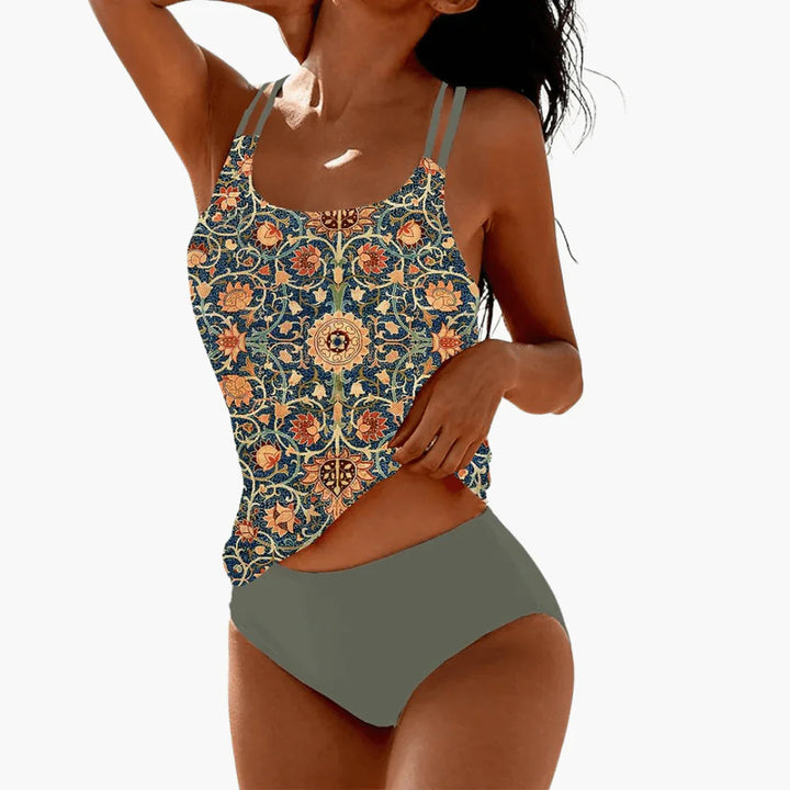 Mandala Print Badeanzug für Damen