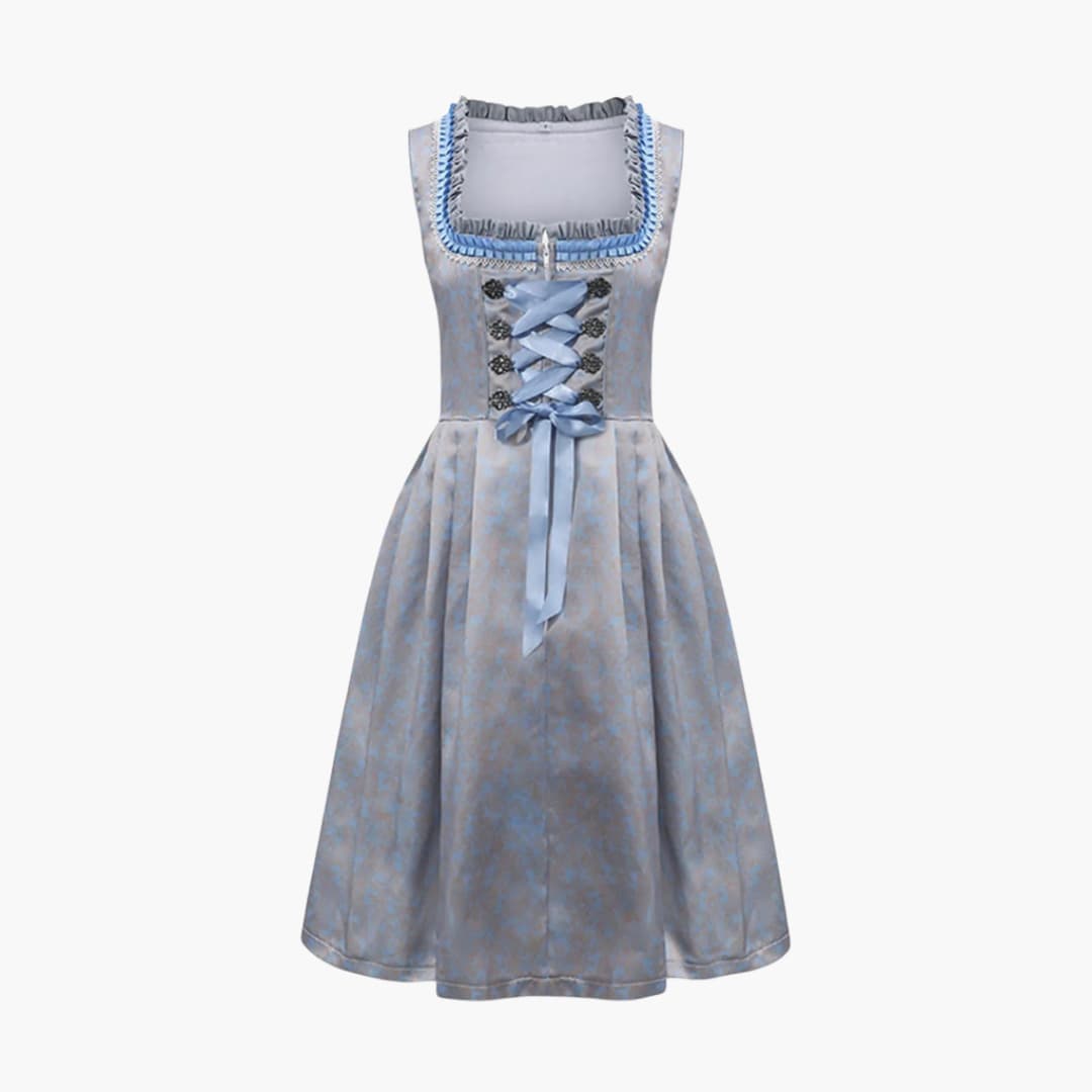 Damen Dirndl Kleid mit traditionellem Mieder | Oktoberfest 2025