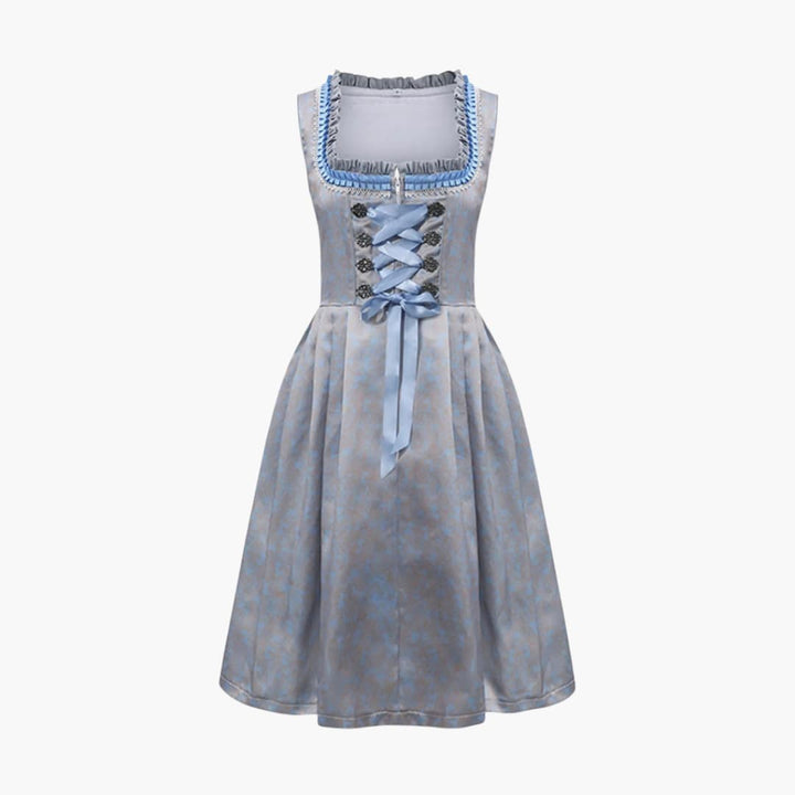Damen Dirndl Kleid mit traditionellem Mieder | Oktoberfest 2025