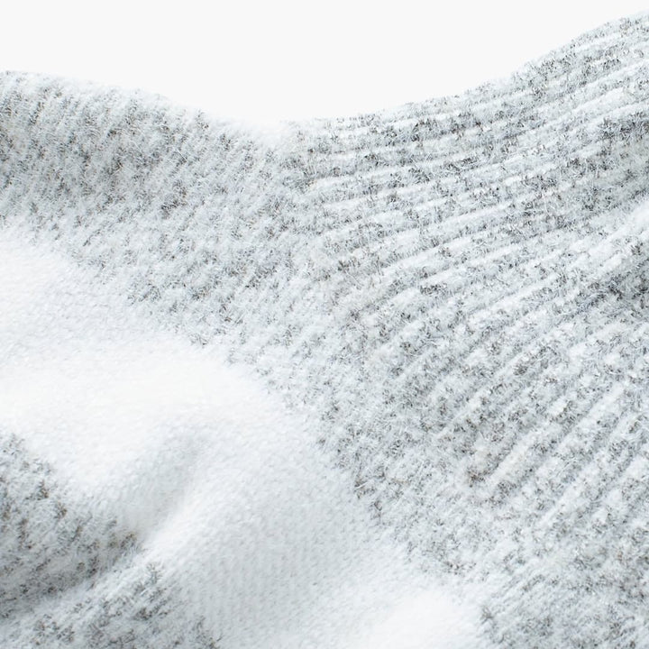 Damen pullover mit Rollkragen und gestreifter Oberfläche