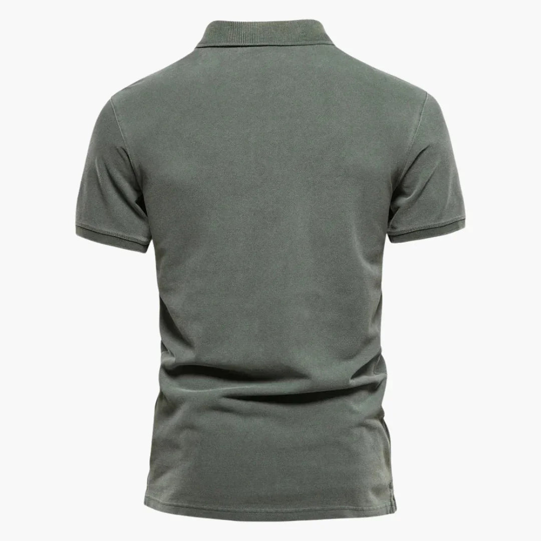 Schlankes Poloshirt mit Kragen für Herren