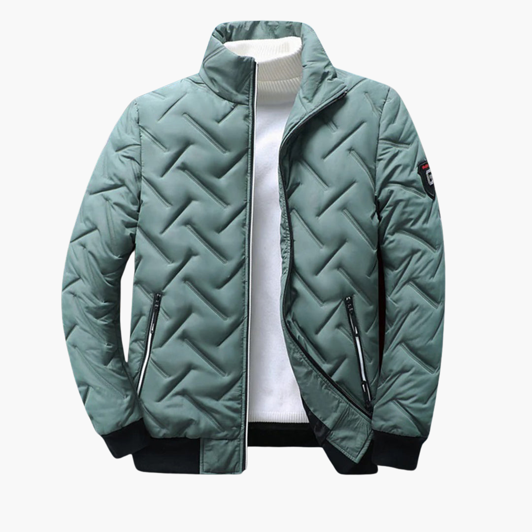 Herrenjacke mit Reißverschluss und Seitentaschen