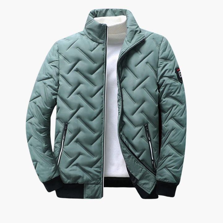 Herrenjacke mit Reißverschluss und Seitentaschen