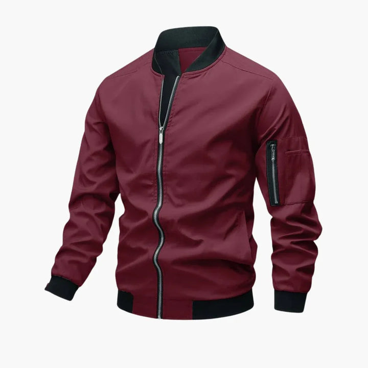 Zip Bomberjacke mit Taschen für Herren
