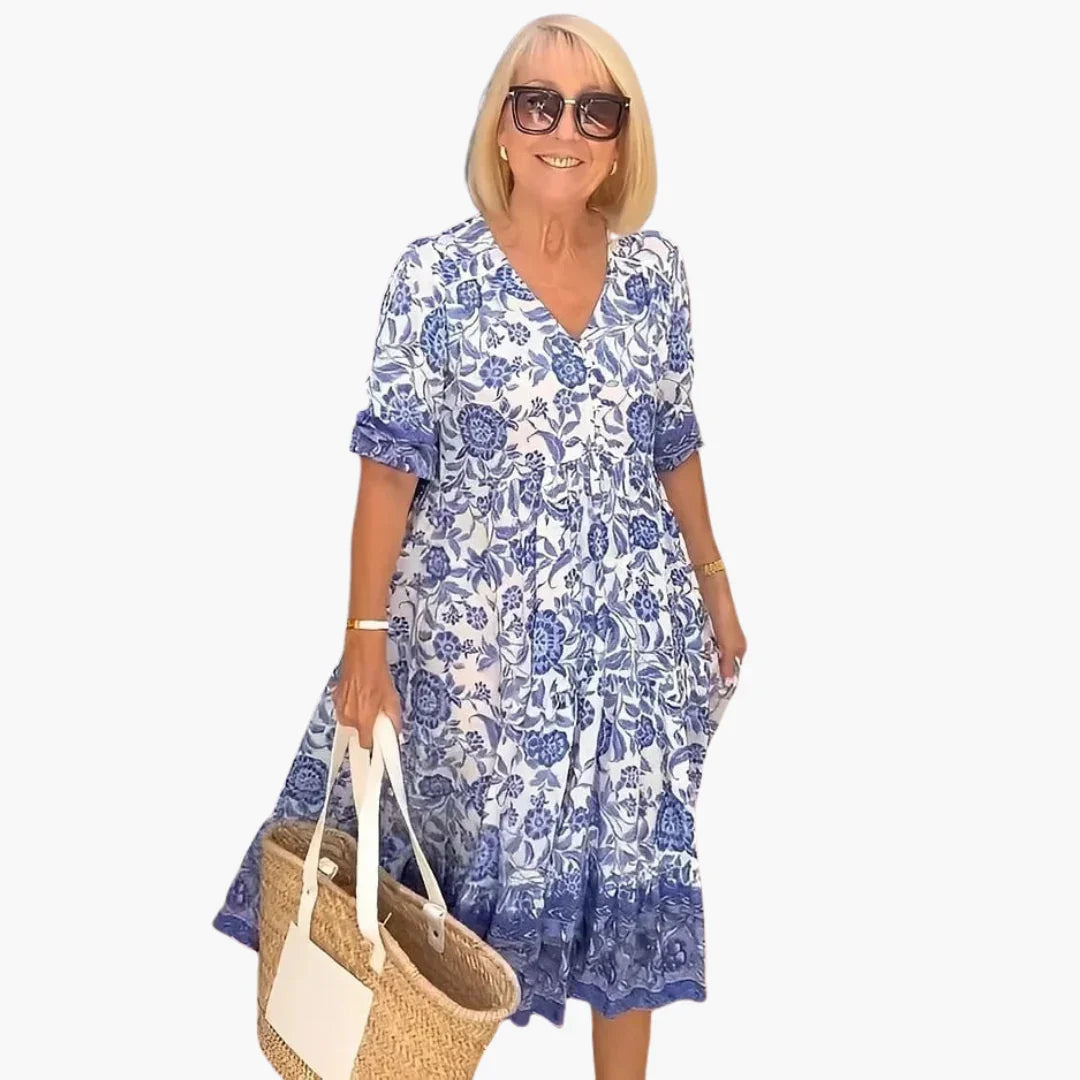 Lockerer Boho Kleid für Damen