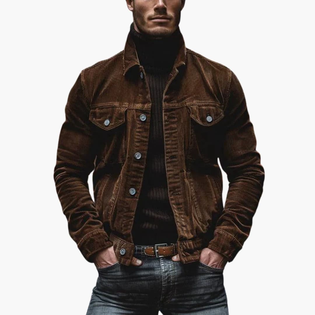 Otto | Retro Cordjacke mit Mehreren Taschen
