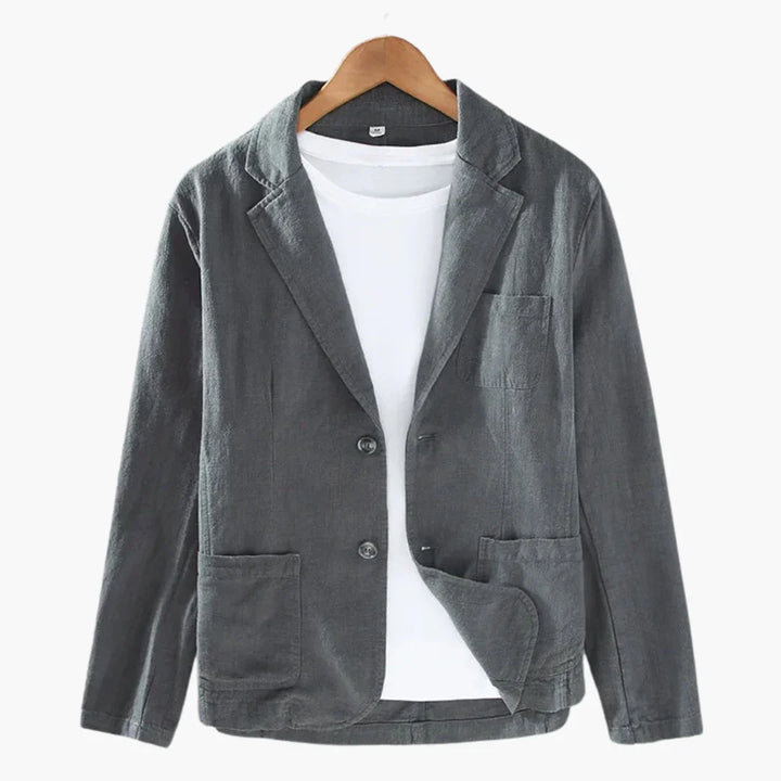 Einreihiger Slim Fit Blazer für Herren