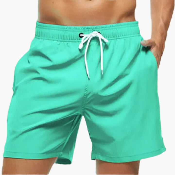 Strand Badeshorts mit Elastikbund für Herren
