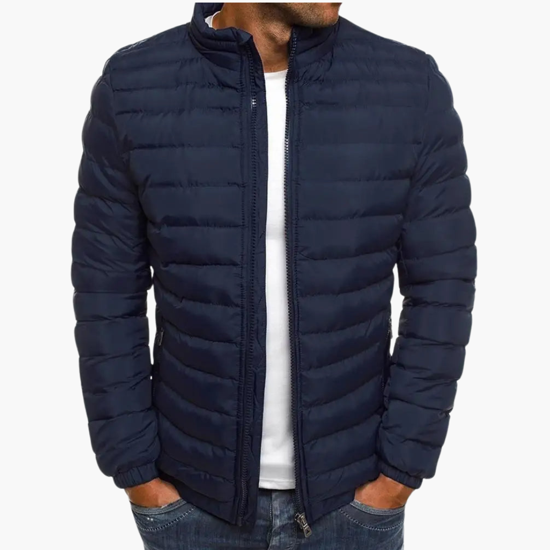 Winterjacke für Herren mit Kapuze und Pufferdesign