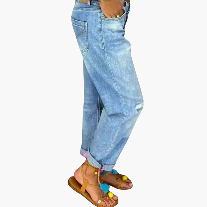 Weit geschnittene Jeans für Damen