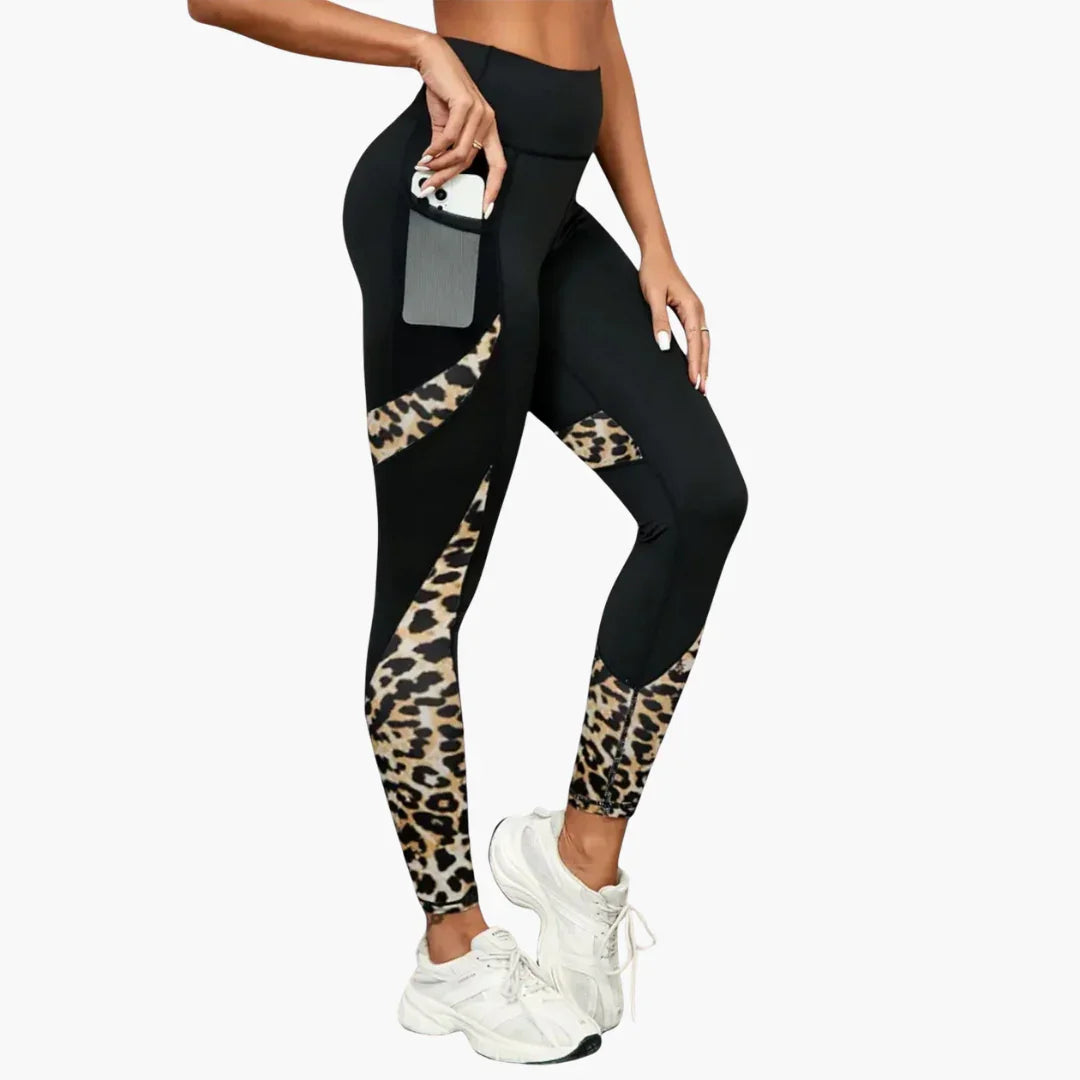 Mesh-Detail Leggings für Damen