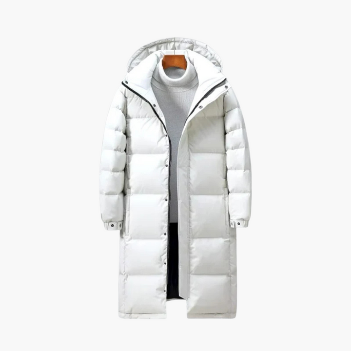 Herren Daunenjacke mit Kapuze und Steppisolierung