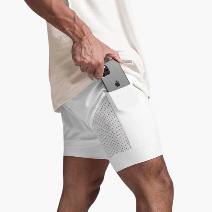 Wasserabweisende Trainingsshorts für Herren