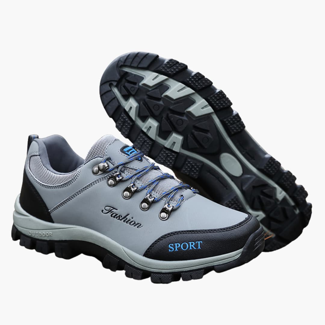 Outdoor-Wanderschuhe für Herren mit Schnürverschluss und strukturierter Sohle