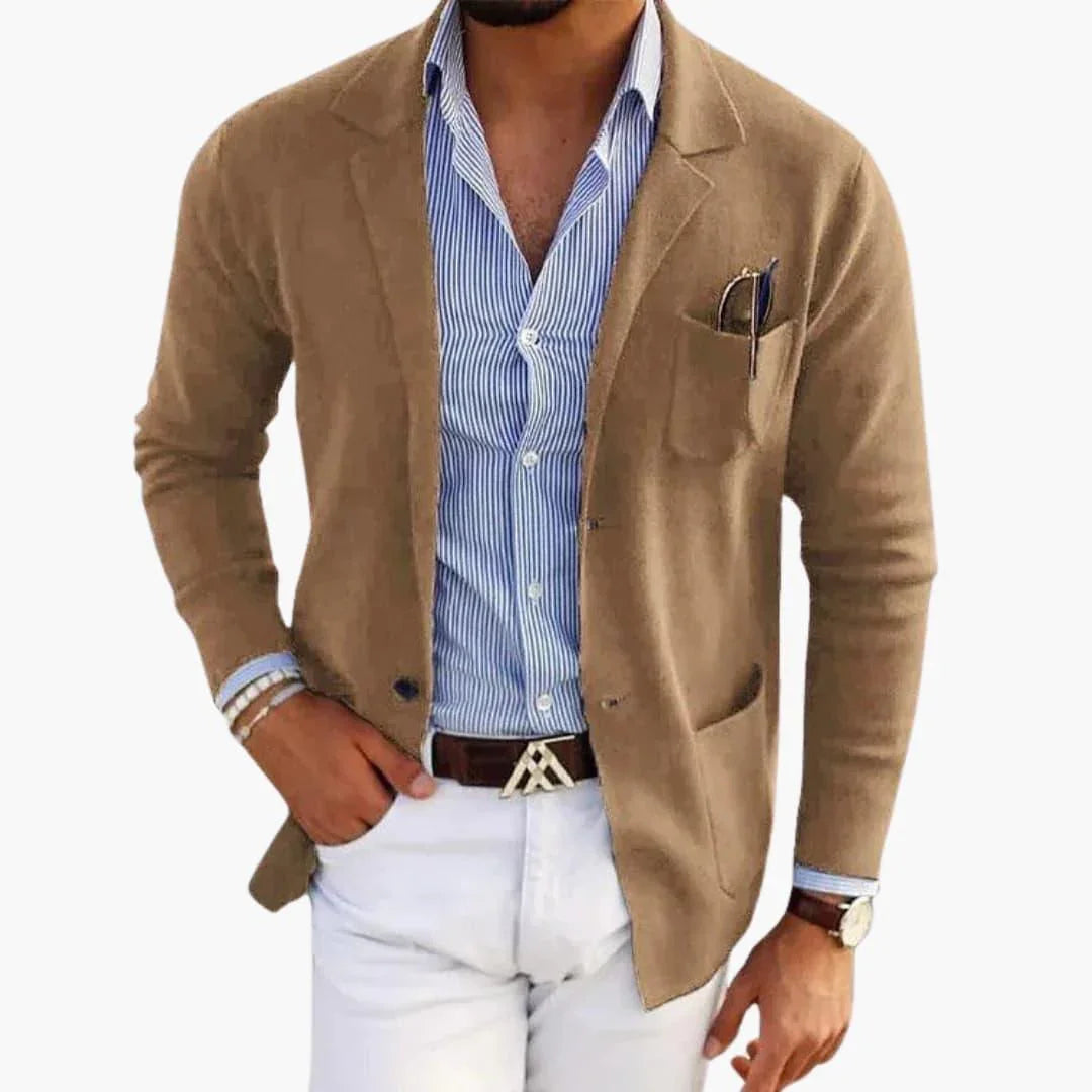 Strick Blazer Cardigan für Herren