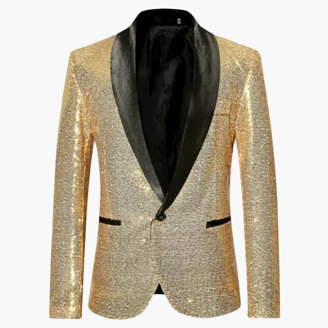 Festlicher Pailletten Anzugjacke für Herren