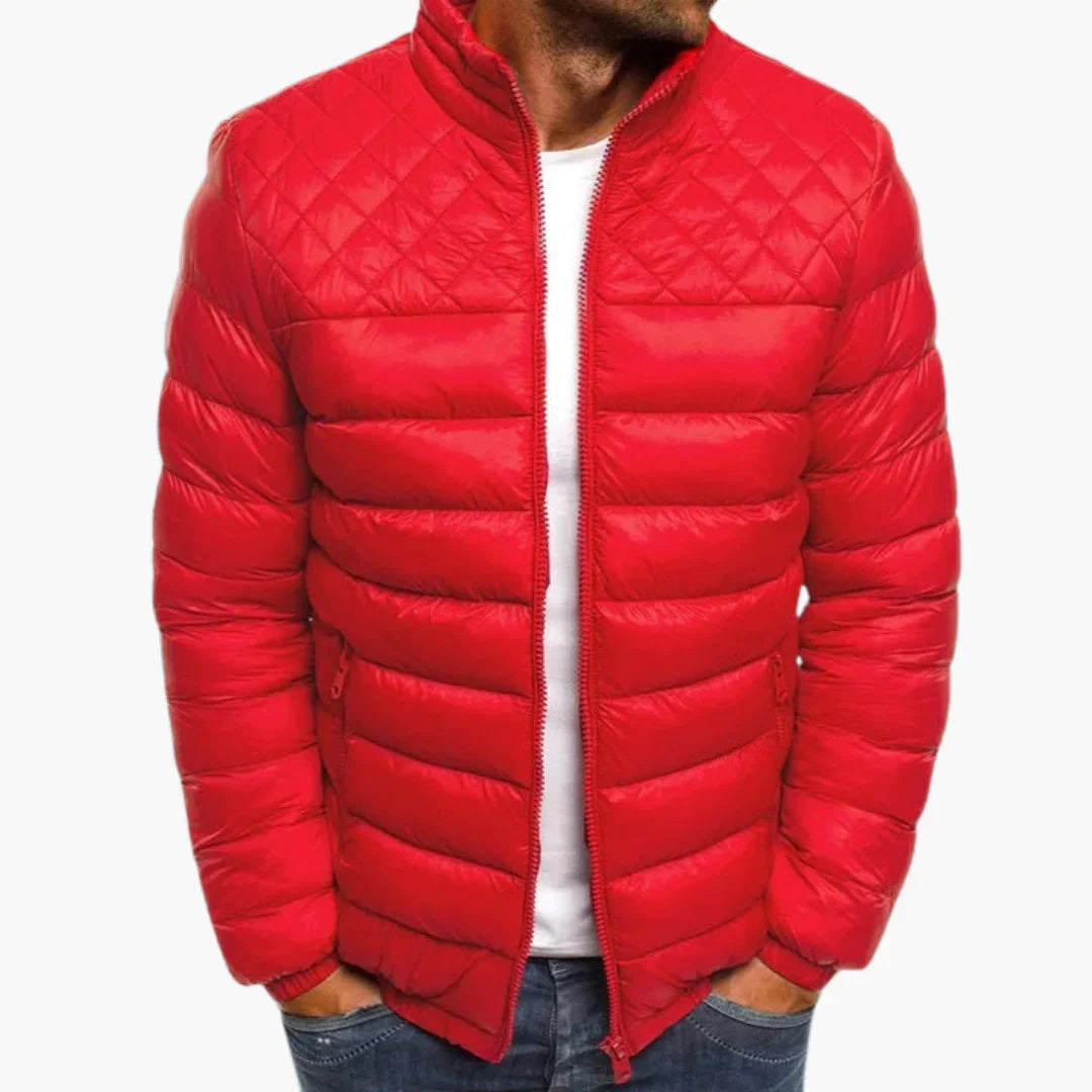 Damen-Bomberjacke mit Reißverschluss und langen Ärmeln