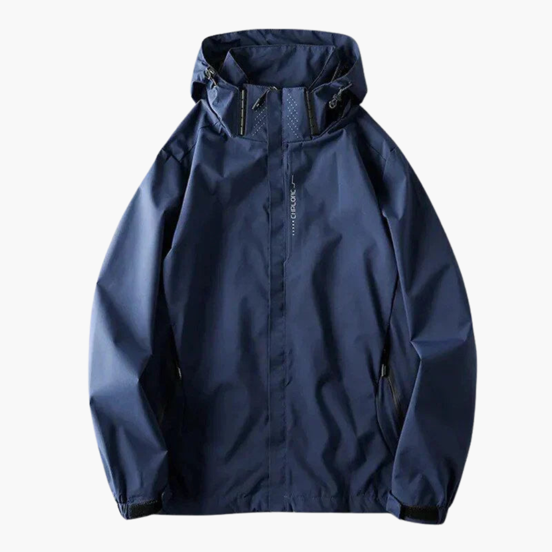 Herren Windjacke mit Kapuze und Reißverschluss