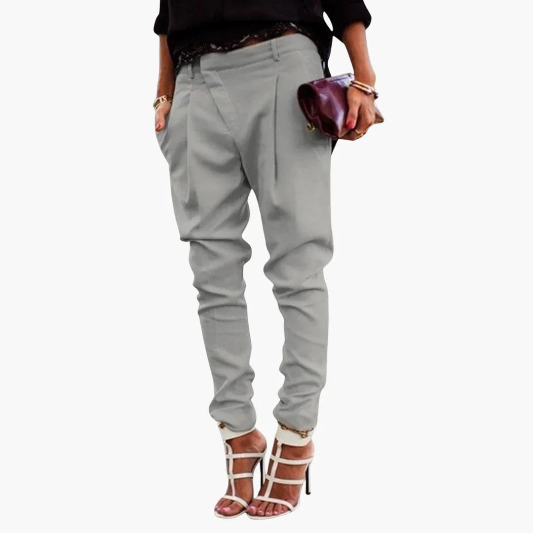 High-Waist Stoffhose für Damen