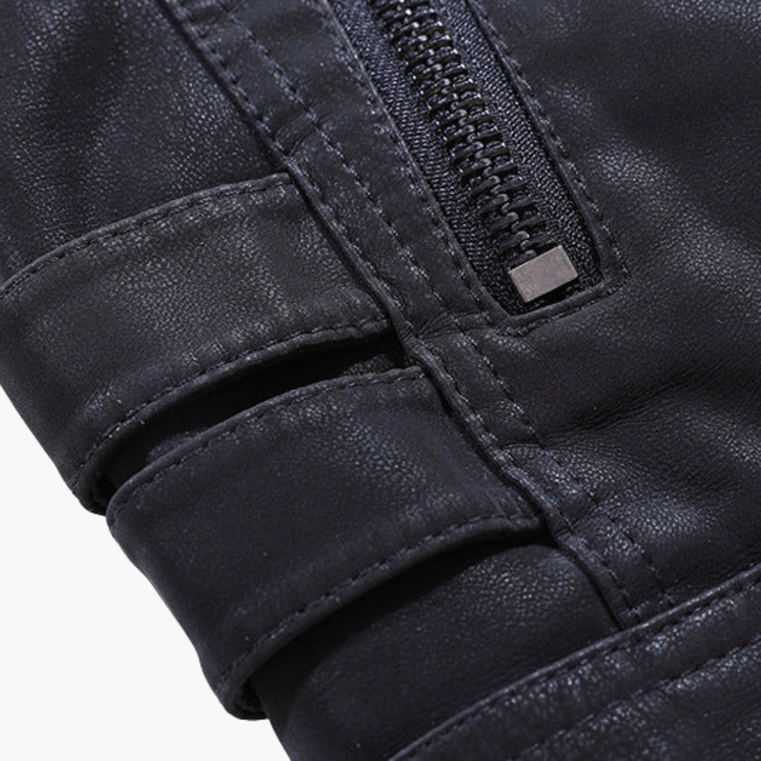 Herren Jacke mit Knopfverschluss und Seitentaschen