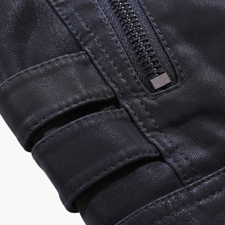 Herren Jacke mit Knopfverschluss und Seitentaschen
