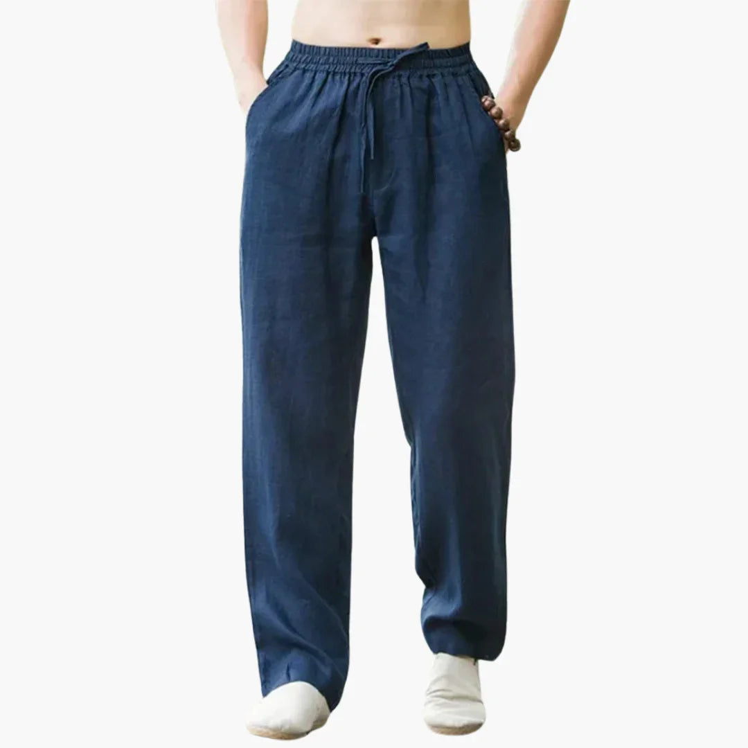 Weit geschnittene Sommerhose für Herren