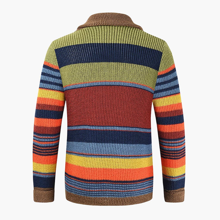 Ilias | Premium Farbiger Strickcardigan