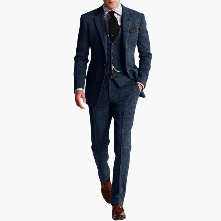 Slim Fit Anzug mit Weste für Herren