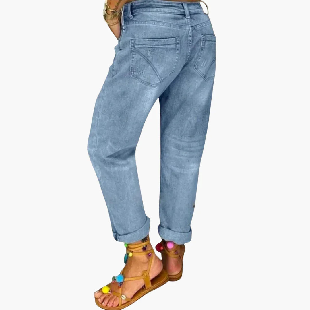 Weit geschnittene Jeans für Damen