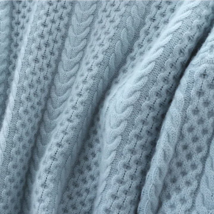 Damen pullover mit Rollkragen und langen Ärmeln