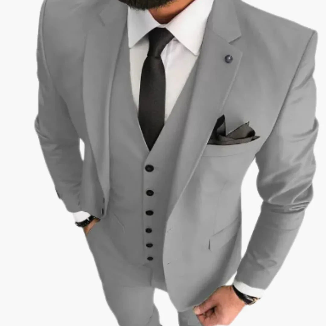 Slim Fit Business Anzug für Herren