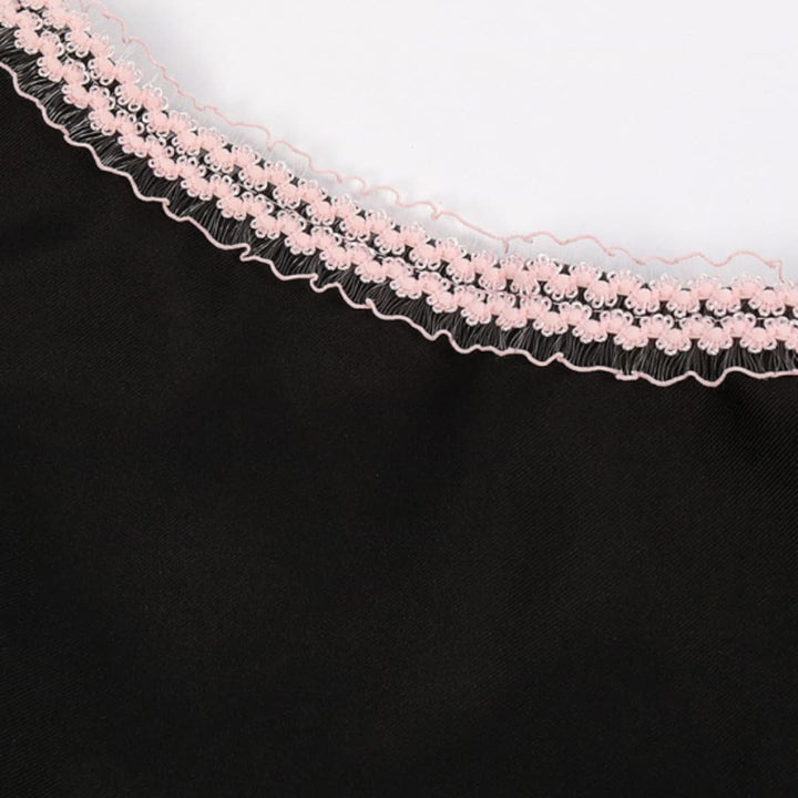 Damen Dirndl Kleid mit Frontschnürung und Satinband | Oktoberfest 2025