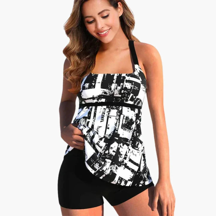 Bedrucktes Tankini Set für Damen