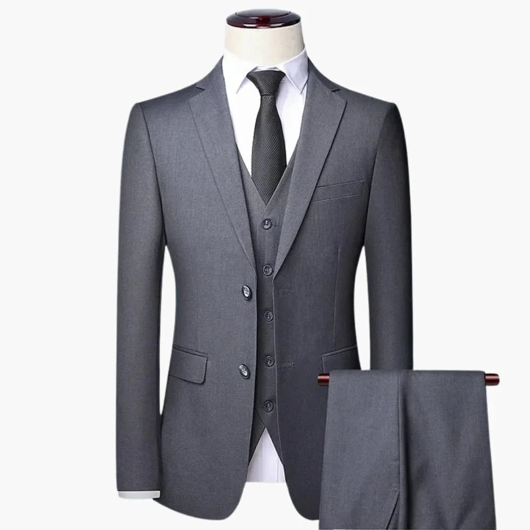 3-teiliger Slim Fit Anzug für Herren - ModeMüller
