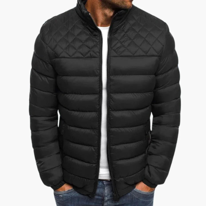 Damen-Bomberjacke mit Reißverschluss und langen Ärmeln