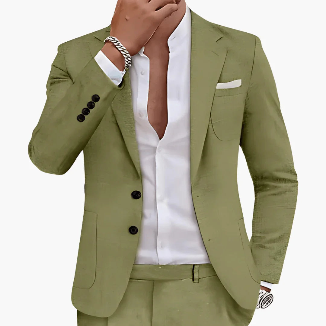 Zweiknopf Slim Fit Anzug für Herren