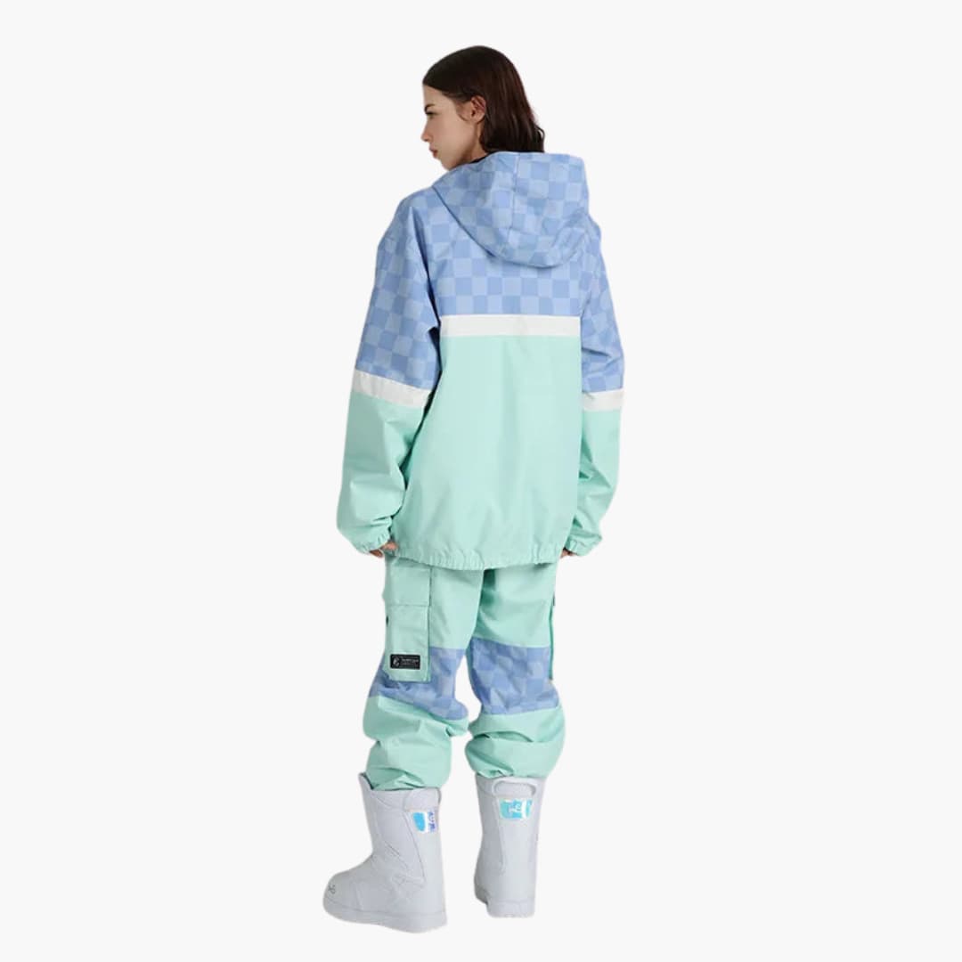 Damen Skianzug mit Kapuzenjacke und Cargohose