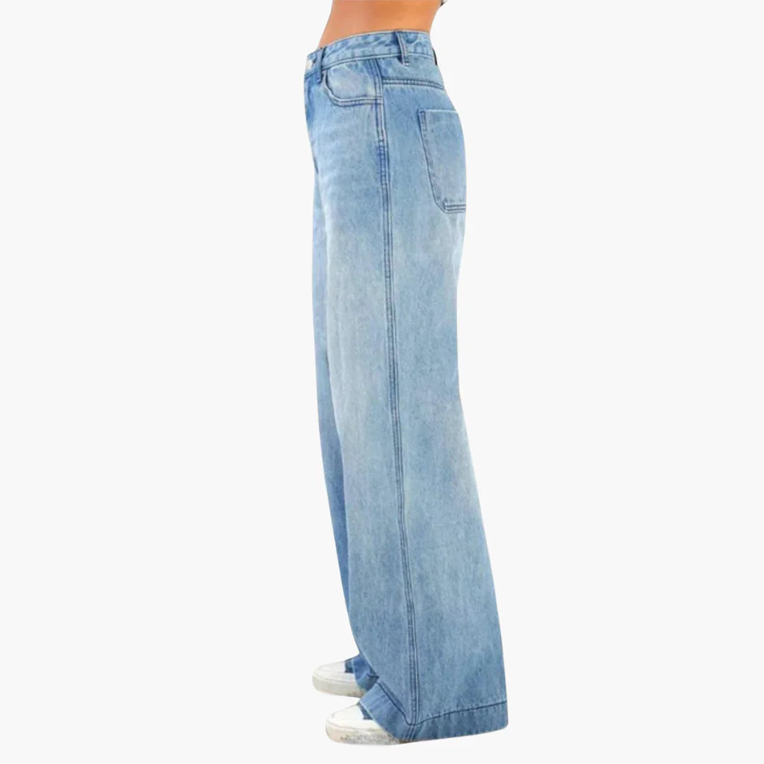 Locker geschnittene Hose für Damen