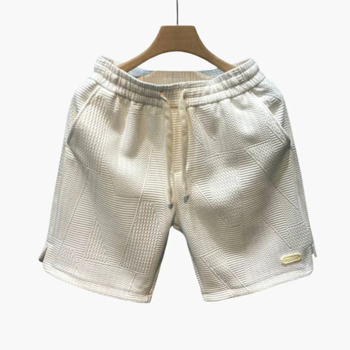 Gemusterte Shorts mit Bund für Herren