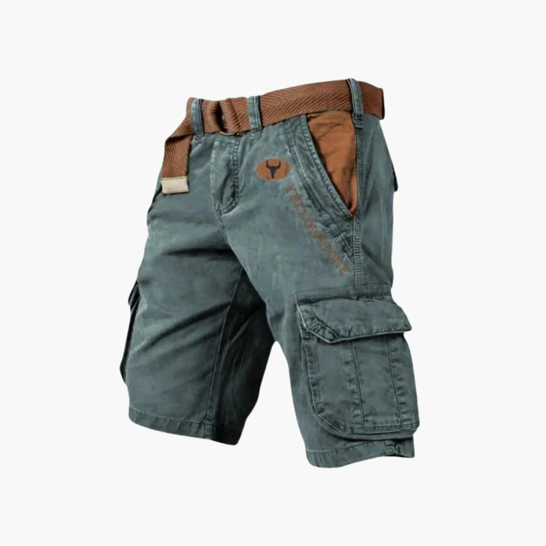 Verstellbarer-Gürtel Cargo Shorts für Herren