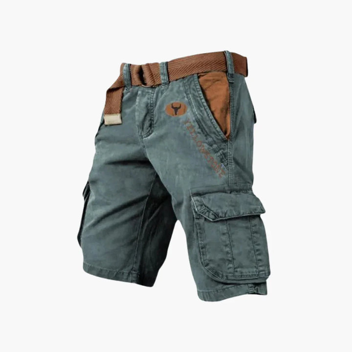 Verstellbarer-Gürtel Cargo Shorts für Herren