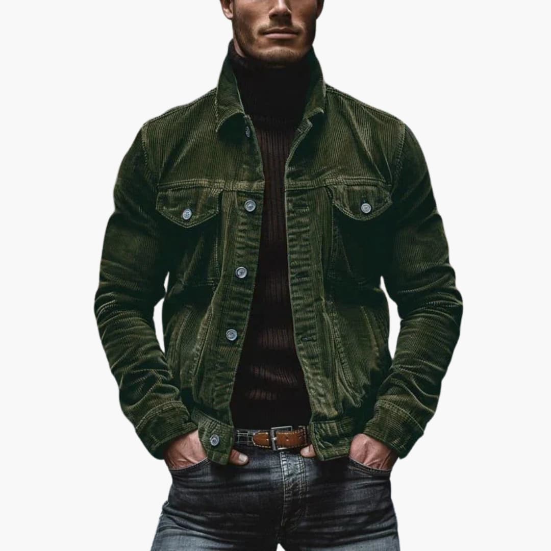 Otto | Retro Cordjacke mit Mehreren Taschen
