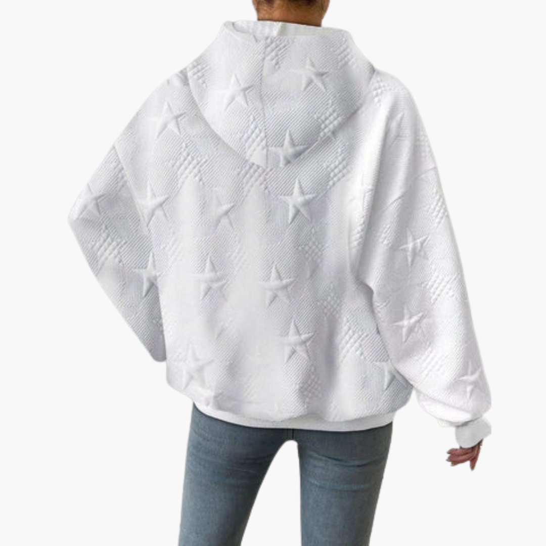 Damen Hoodie mit Kapuze und langen Ärmeln