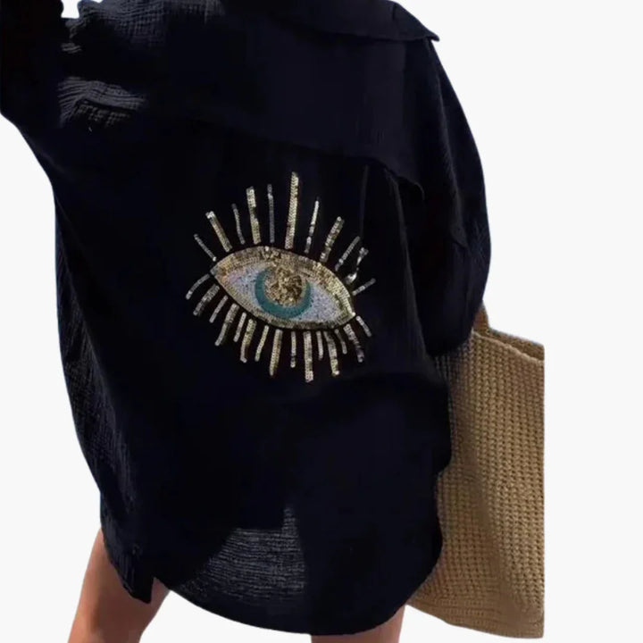 Übergroßes Button Down Hemd für Damen