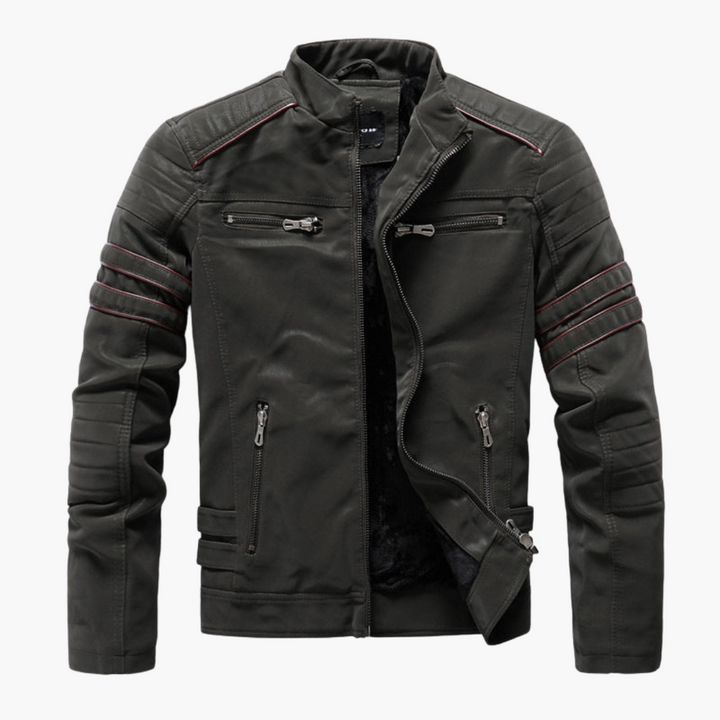 Herren Jacke mit Knopfverschluss und Seitentaschen