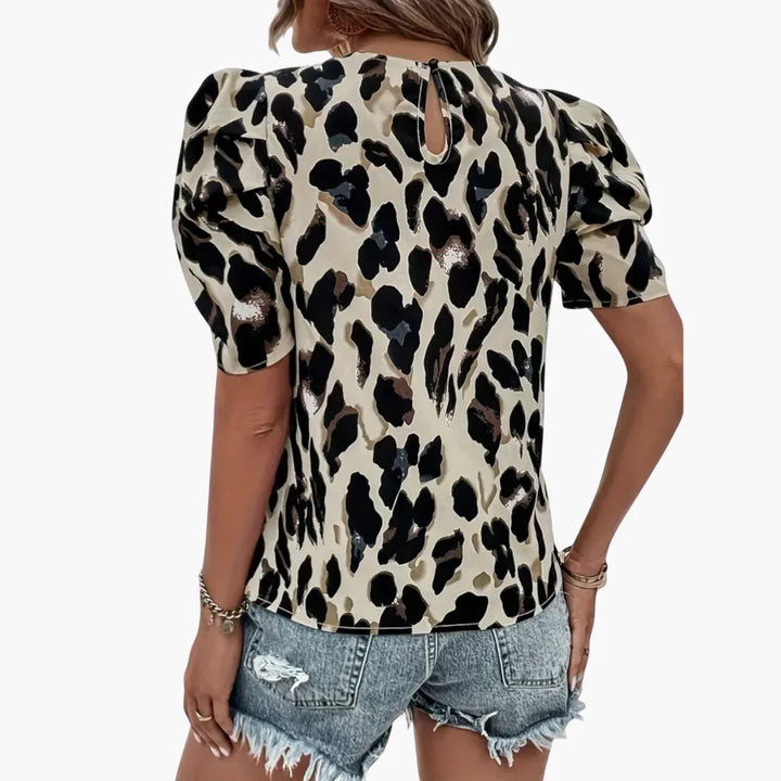 Allover Print Bluse für Damen - ModeMüller