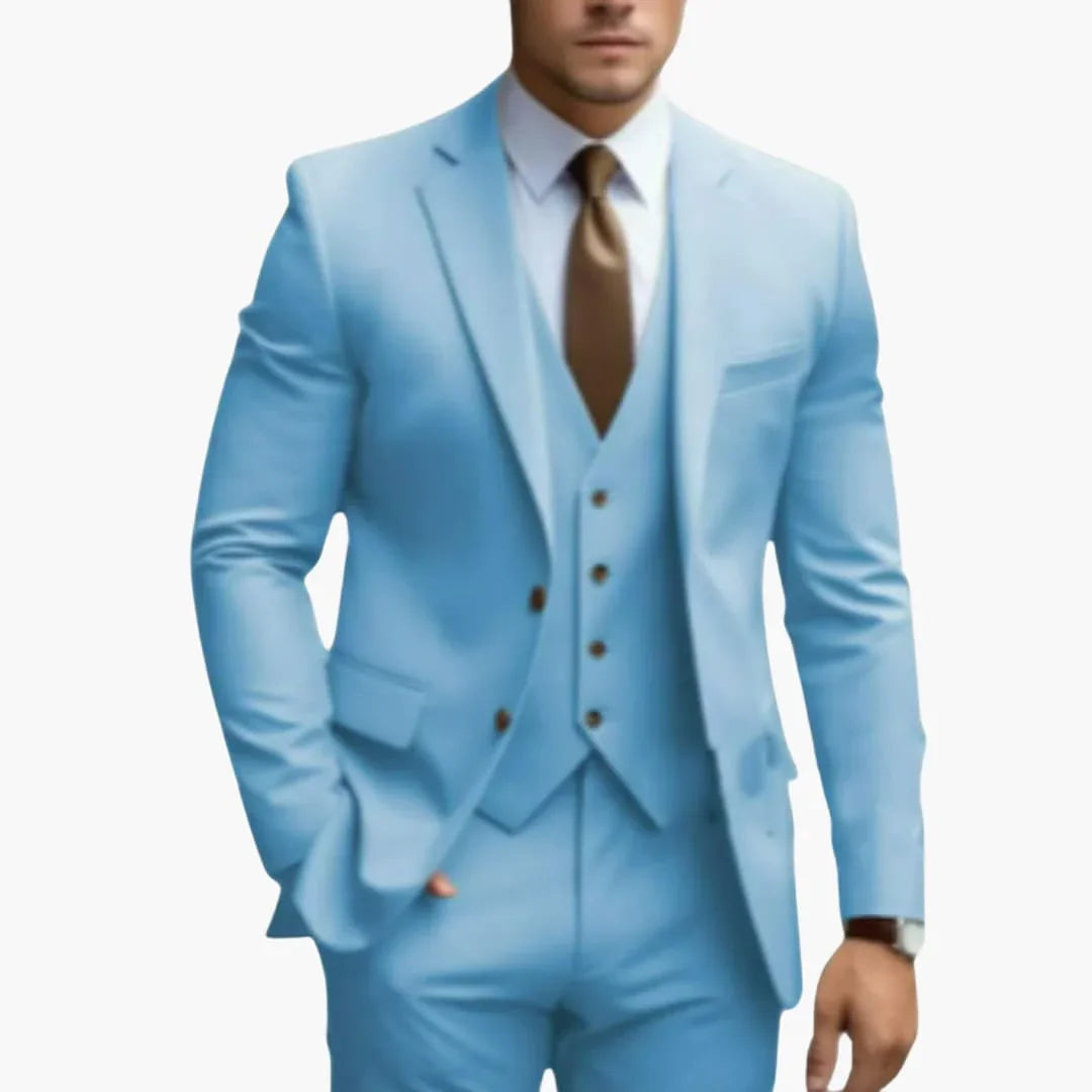 Eleganter Dreiteiler Anzug für Herren